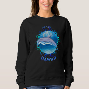 Sudadera Maui Hawaii Hi Vacation Souvenir Dolphin