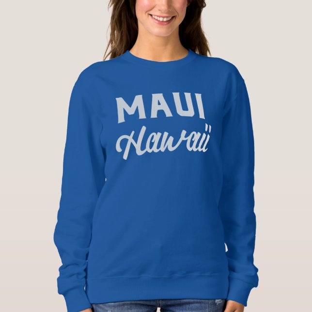 Sudadera Maui Hawaii Souvenir (Anverso)