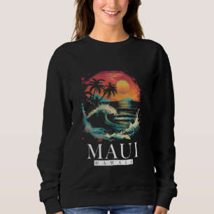 Sudadera Maui Hawaii Surf Beach Hawaii Surfing Souvenir S