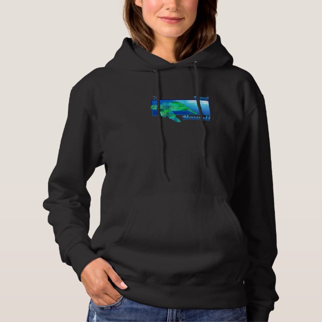 Sudadera Maui Hawaii Swimming Honu (Anverso)