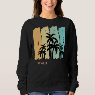 Sudadera Maui Palm Trees Hawaii Holiday Aloha Sun Beach Sur