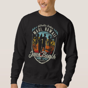 Sudadera Maui Surfing Vintage Retro Hawaii