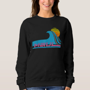 Sudadera Maui T Shirt Retro Tee estilo Surf de los años 80