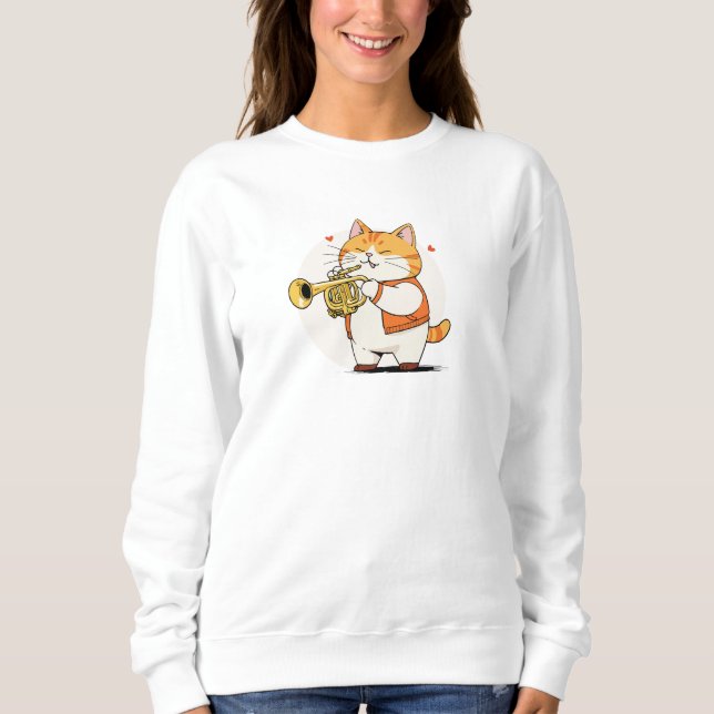 Sudadera Maullidos y Melodías (Anverso)