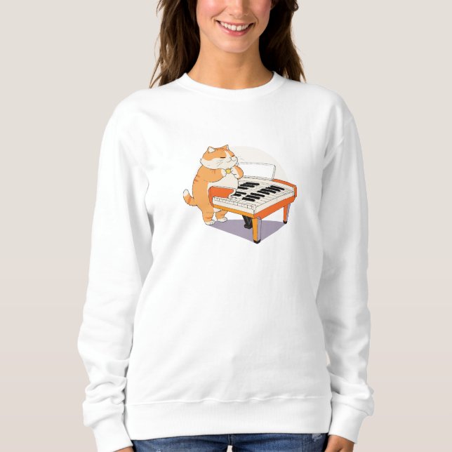 Sudadera Maullidos y Melodías (Anverso)
