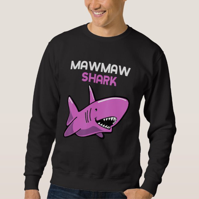 Sudadera MawMaw Shark Funny Family Maw-Maw (Anverso)