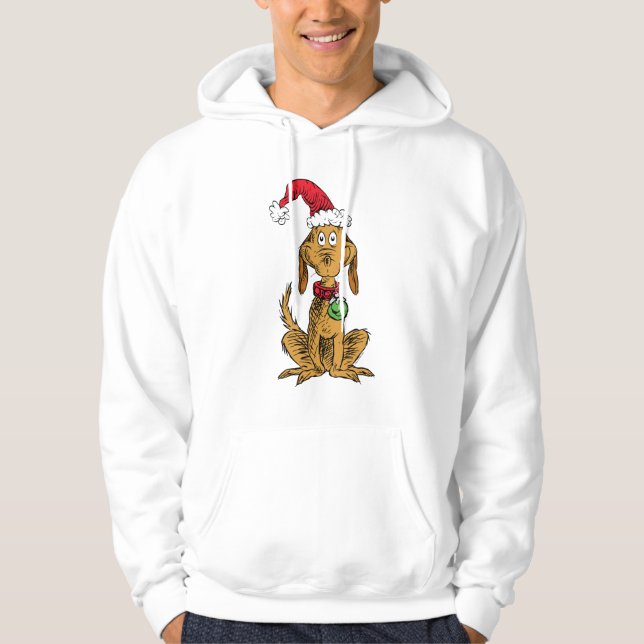 Sudadera Max the Dog in Santa Hat (Anverso)
