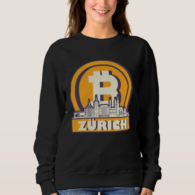 Sudadera Maximalista de Bitcoin de Zúrich (Anverso)