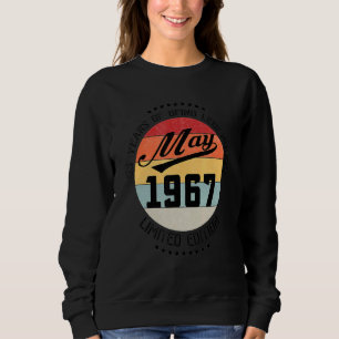 Sudadera Mayo 1967 55º Cumpleaños 55 Años De Legendaria