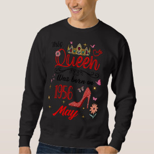 Sudadera Mayo De 1956 Cumpleaños De Esta Reina Nació En May