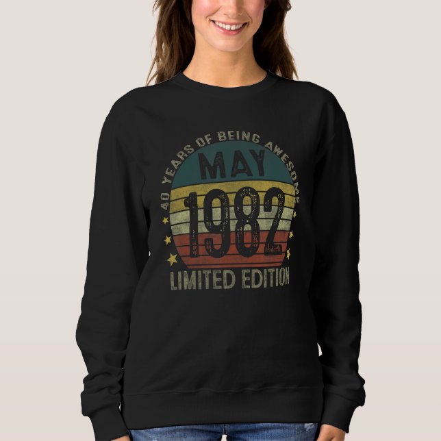 Sudadera Mayo de 1982, 40 años (Anverso)