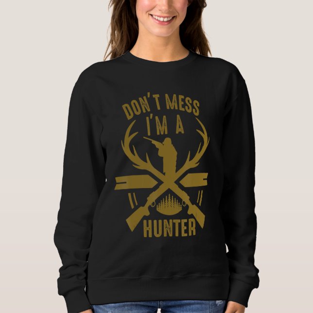 Sudadera Mayor Vacaciones De Caza Y Pesca (Anverso)