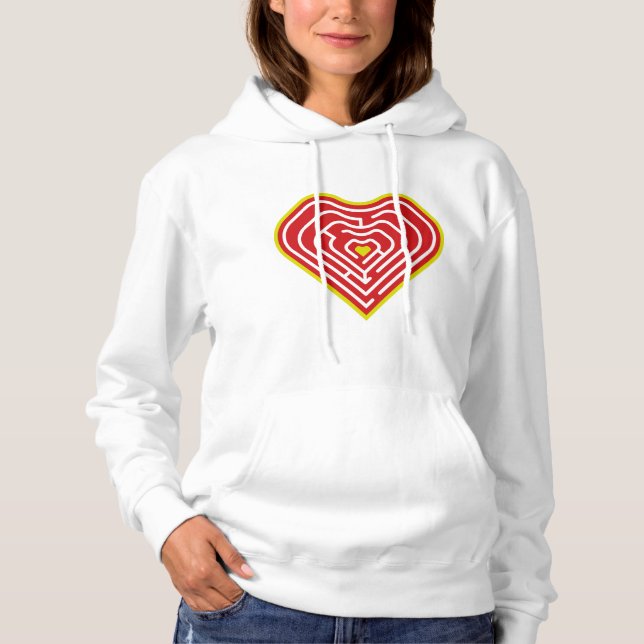 SUDADERA MAZE LOVE HEART BY MASANSER PIXELAT (Anverso)