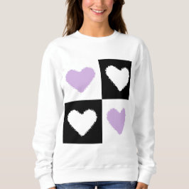 Sudadera Mazipoodles Corazón Abstracción Lilac