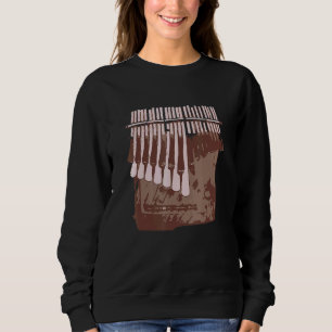 Sudadera Mbira Kalimba Piano tradicional de pulgar Pista mu