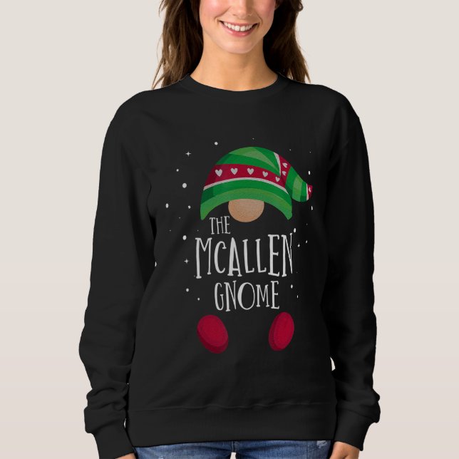 Sudadera McAllen Gnome Family Matching Christmas Pajamas (Anverso)