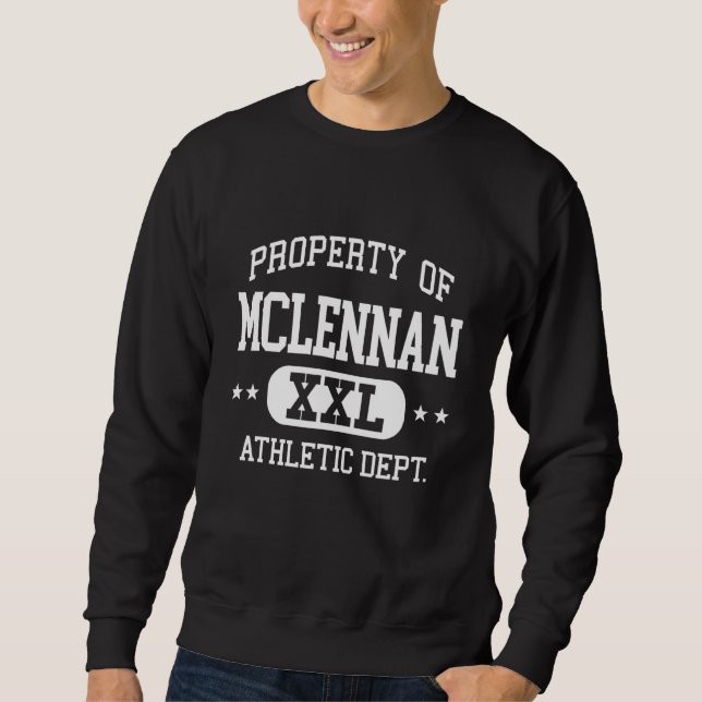 Sudadera McLennan Retro Athletic Property Dept (Anverso)