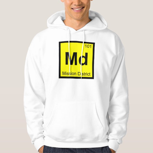 Sudadera Md - Distrito Mission San Francisco Química (Anverso)