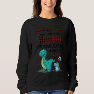Sudadera Me And Grandma Are More Than Besties Family Dinosa