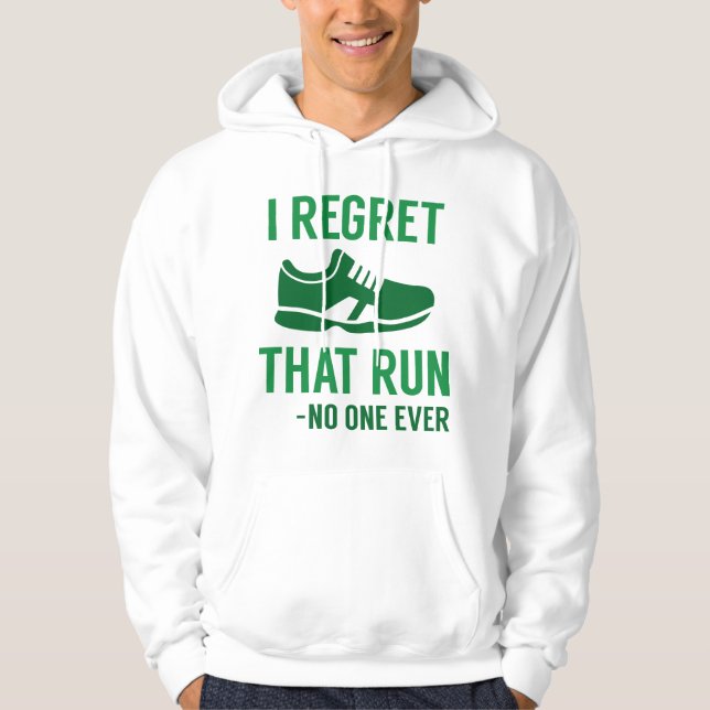 Sudadera Me Arrepiento de Esa Carrera (Anverso)