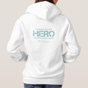 Sudadera Me casé con mi héroe - esposa de Sailor