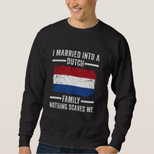 Sudadera Me casé con una familia holandesa divertida suegra