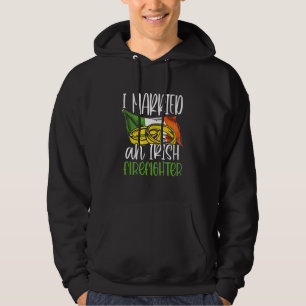 Sudadera Me casé con una mujer irlandesa que bombera regalo