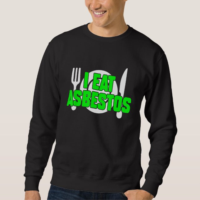 Sudadera Me Como Asbesto Sardíamente Específico Meme De Ave (Anverso)