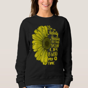 Sudadera Me Convirtí En Un Asistente De Actividad Flor Vint
