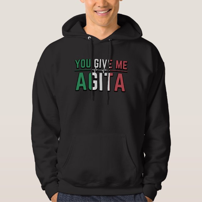 Sudadera Me Das Regalos De Humor Agita|Stunad Y Agita (Anverso)