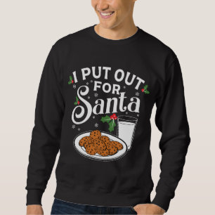 Sudadera Me Dediqué A Las Galletas De Navidades De Santa Gr