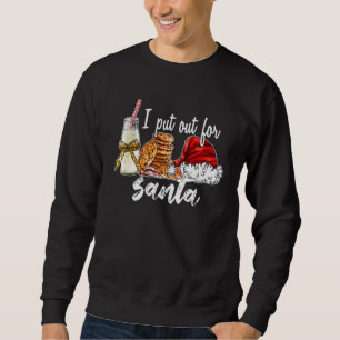 Sudadera Me Dediqué A Las Galletas De Santa Y A La Leche Y 