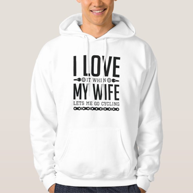 Sudadera Me Deja Ir en Bicicleta (Anverso)