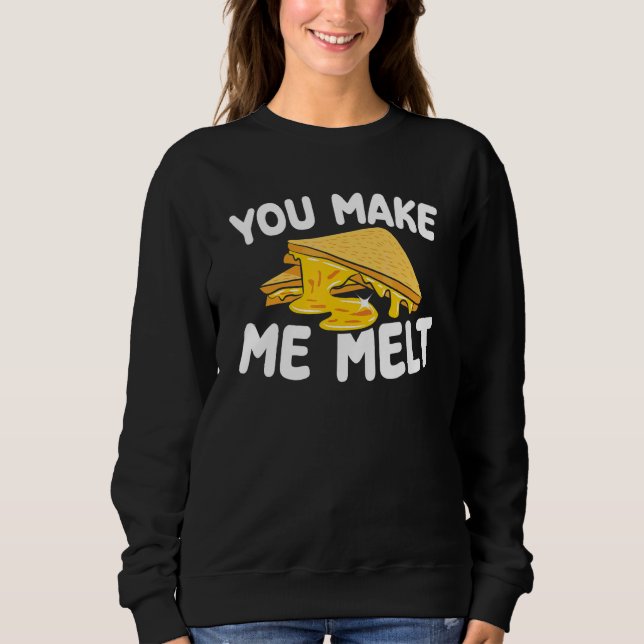 Sudadera Me Derrites al Hornear Pastel de Queso a la Parril (Anverso)