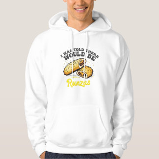 Sudadera Me dijeron que habría una comida divertida en runz
