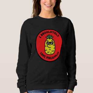 Sudadera Me Encanta Absolutamente La Piña Sol Piña Columpio
