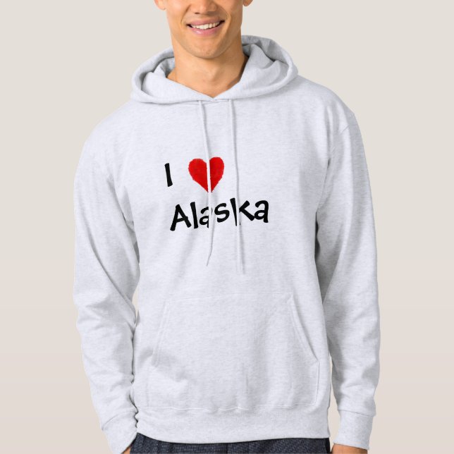 Sudadera Me encanta Alaska (Anverso)