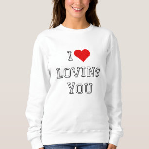 Sudadera Me Encanta Amarte La Romántica Tipografía Valentin