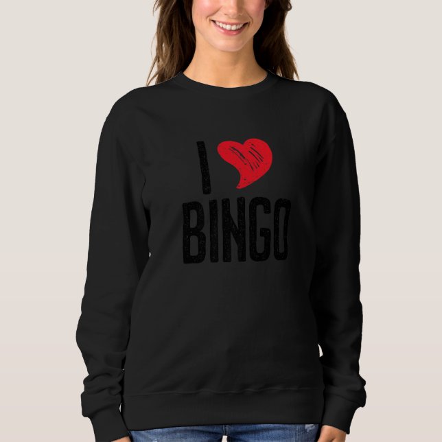 Sudadera Me encanta Bingo Funny Bingo Funny Bingo 2 (Anverso)