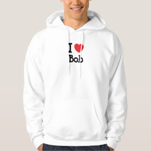 Sudadera Me encanta Bob personalizado corazón personalizad