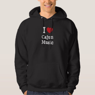 Sudadera Me encanta Cajun Music personalizado de corazón pe