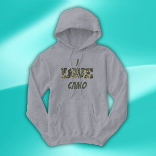 Sudadera Me Encanta Camouflage Green Brown