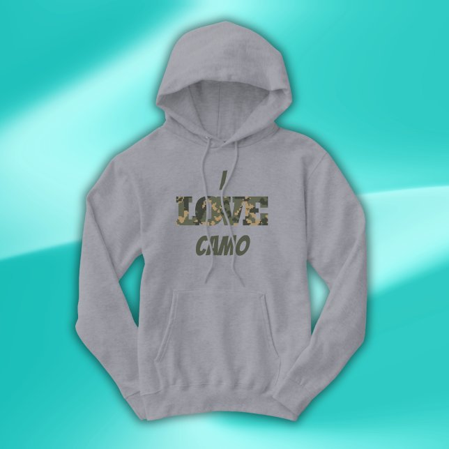 Sudadera Me Encanta Camouflage Green Brown | (Subido por el creador)