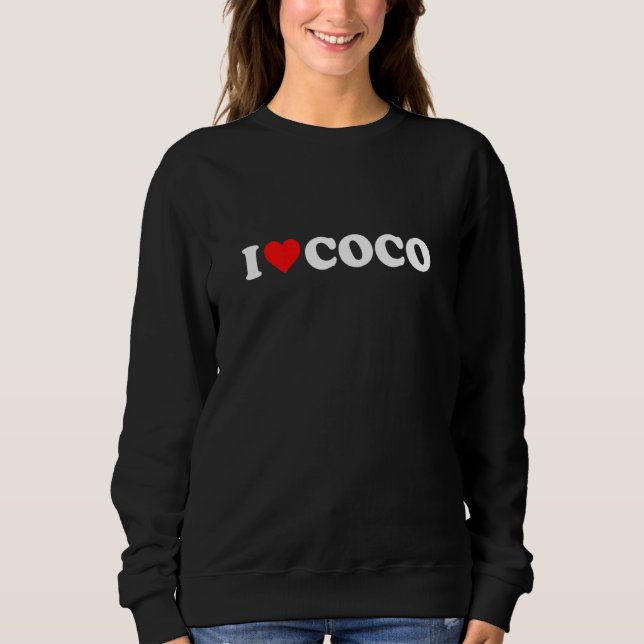 Sudadera Me encanta Coco (Anverso)