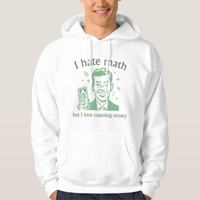 Sudadera Me encanta contar dinero (Anverso)