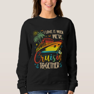 Sudadera Me encanta cuando cruzamos juntos la cruz familiar