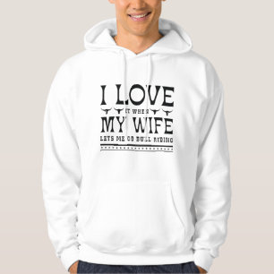 Sudadera Me Encanta Cuando Mi Esposa Me Deja Ir A La Tormen