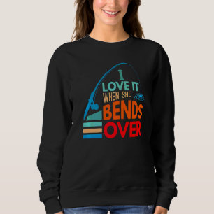 Sudadera Me Encanta Cuando Se Prepara Por Pescar Pescadores