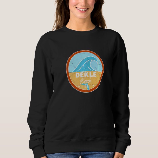 Sudadera Me encanta Dekle Beach Florida Fl Atlantic Ocean W (Anverso)