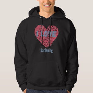 Sudadera Me Encanta El Ajardinamiento De La Imagen Del Cora